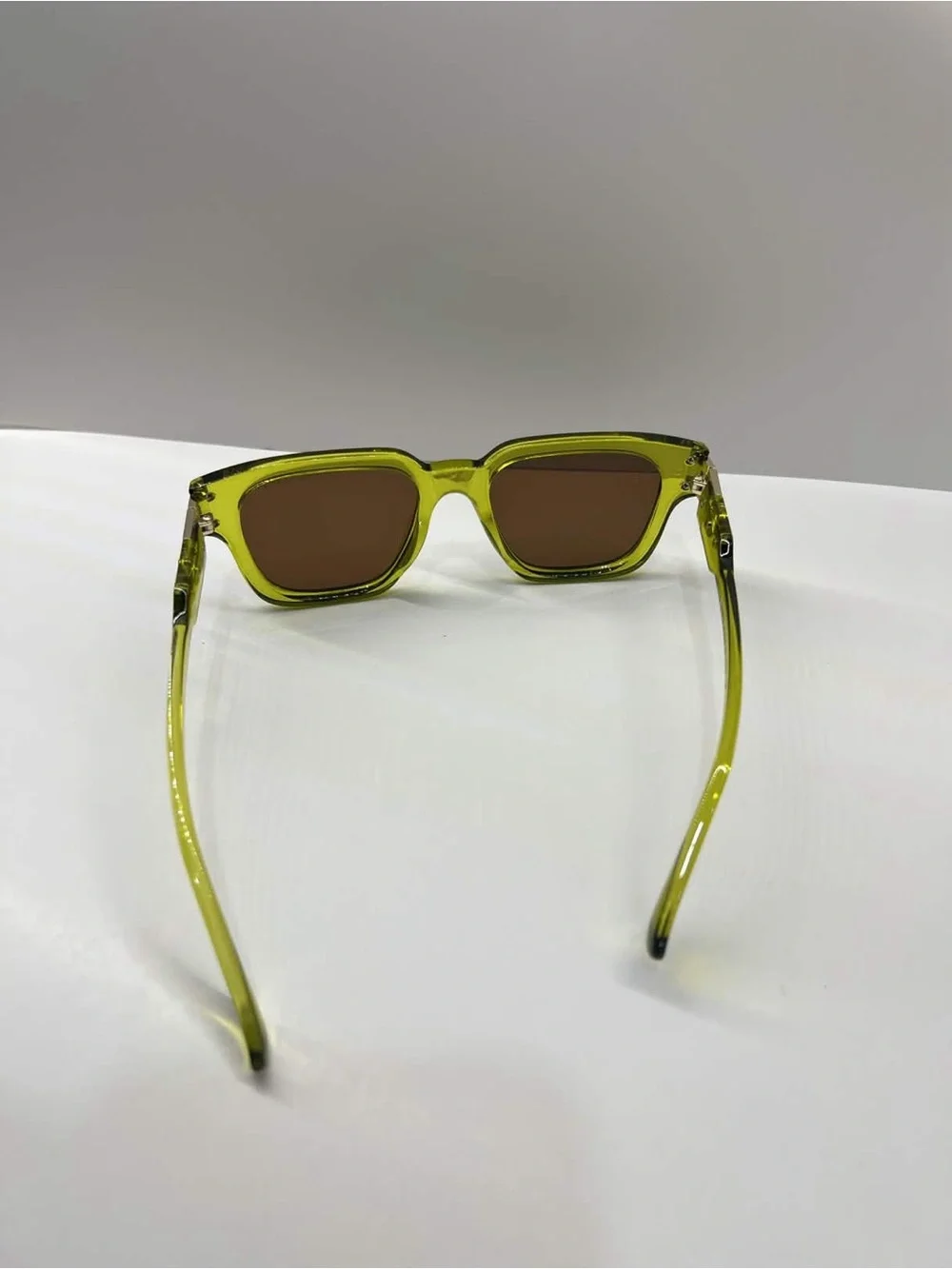 Chrome Hearts Transparent Olive Green Sunglasses Brown Lense Excellent Condition